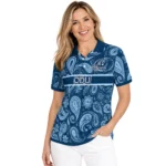 Old Dominion Monarchs Polo Shirt Personalized Paisley Band Blue Best Selling