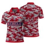 Ole Miss Rebels Polo Shirt Custom Camo Band Red Best Selling