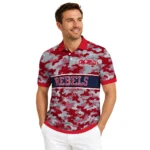Ole Miss Rebels Polo Shirt Custom Camo Band Red Best Selling