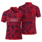 Ole Miss Rebels Polo Shirt Custom Paisley Band Red Best Selling