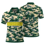 Oregon Ducks Polo Shirt Custom Camo Band Green Best Selling