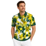 Oregon Ducks Polo Shirt Custom Pixel Camo Green Best Selling