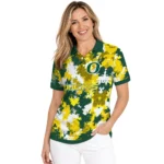 Oregon Ducks Polo Shirt Custom Pixel Camo Green Best Selling