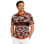 Oregon State Beavers Polo Shirt Customized Camo Band Orange Best Selling