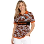 Oregon State Beavers Polo Shirt Customized Camo Band Orange Best Selling