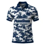 Penn State Nittany Lions Polo Shirt Customized Camo Band Blue Best Selling