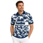 Penn State Nittany Lions Polo Shirt Customized Camo Band Blue Best Selling