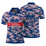 Philadelphia Phillies Polo Shirt Customized Camo Band Blue Best Selling