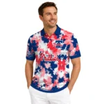 Philadelphia Phillies Polo Shirt Customized Pixel Camo Blue Best Selling
