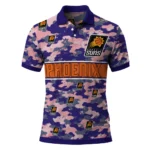 Phoenix Suns Polo Shirt - Customized Camo Band Purple