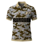 Purdue Boilermakers Polo Shirt Personalized Camo Band Gold Best Selling