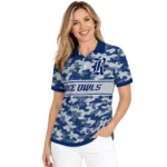 Rice Owls Polo Shirt Personalized Camo Band Navy Blue Best Selling