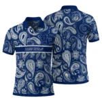 Rice Owls Polo Shirt Personalized Paisley Band Navy Blue Best Selling