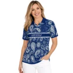 Rice Owls Polo Shirt Personalized Paisley Band Navy Blue Best Selling