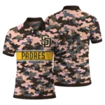 San Diego Padres Polo Shirt Custom Camo Band Brown Best Selling