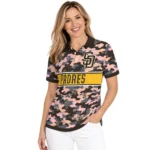San Diego Padres Polo Shirt Custom Camo Band Brown Best Selling