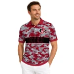 San Diego State Aztecs Polo Shirt Custom Camo Band Red Best Selling