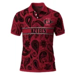 San Diego State Aztecs Polo Shirt Custom Paisley Band Red Best Selling