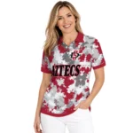 San Diego State Aztecs Polo Shirt Custom Pixel Camo Red Best Selling