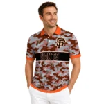San Francisco Giants Polo Shirt Customized Camo Band Orange Best Selling