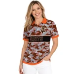 San Francisco Giants Polo Shirt Customized Camo Band Orange Best Selling