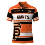 San Francisco Giants Polo Shirt Customized Horizontal Blocks Orange Best Selling