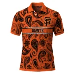 San Francisco Giants Polo Shirt Customized Paisley Band Orange Best Selling