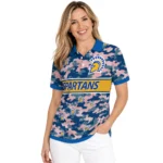 San Jose State Spartans Polo Shirt Personalized Camo Band Blue Best Selling