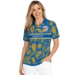 San Jose State Spartans Polo Shirt Personalized Paisley Band Blue Best Selling