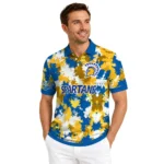 San Jose State Spartans Polo Shirt Personalized Pixel Camo Blue Best Selling