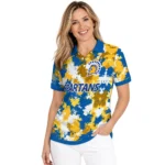 San Jose State Spartans Polo Shirt Personalized Pixel Camo Blue Best Selling
