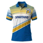 San Jose State Spartans Polo Shirt Personalized Slanted Stripes Blue White Best Selling
