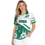 Saskatchewan Roughriders Polo Shirt Customized Floral Angles Green White Best Selling