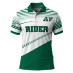 Saskatchewan Roughriders Polo Shirt Customized Slanted Stripes Green White Best Selling
