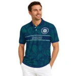 Seattle Mariners Polo Shirt Personalized Paisley Band Navy Blue Best Selling