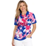 Smu Mustangs Polo Shirt Personalized Pixel Camo Blue Best Selling