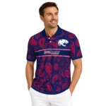 South Alabama Jaguars Polo Shirt Customized Paisley Band Blue Best Selling