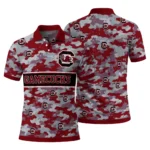 South Carolina Gamecocks Polo Shirt Personalized Camo Band Garnet Best Selling