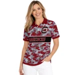 South Carolina Gamecocks Polo Shirt Personalized Camo Band Garnet Best Selling