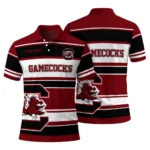 South Carolina Gamecocks Polo Shirt Personalized Horizontal Blocks Garnet Best Selling