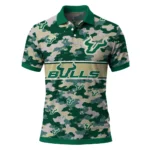 South Florida Bulls Polo Shirt Personalized Camo Band Green Best Selling