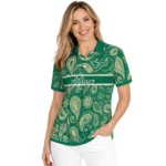 South Florida Bulls Polo Shirt Personalized Paisley Band Green Best Selling