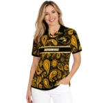Southern Miss Golden Eagles Polo Shirt Custom Paisley Band Black Best Selling