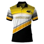 Southern Miss Golden Eagles Polo Shirt Custom Slanted Stripes Black White Best Selling