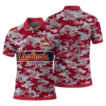St Louis Cardinals Polo Shirt Custom Camo Band Red Best Selling