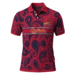 St Louis Cardinals Polo Shirt Custom Paisley Band Red Best Selling