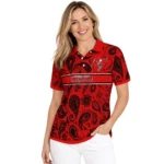 Tampa Bay Buccaneers Polo Shirt Customized Paisley Band Red Best Selling