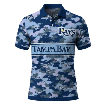 Tampa Bay Rays Polo Shirt Customized Camo Band Navy Best Selling