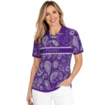 Tcu Horned Frogs Polo Shirt Custom Paisley Band Purple Best Selling