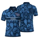 Tennessee Titans Polo Shirt Personalized Paisley Band Navy Best Selling